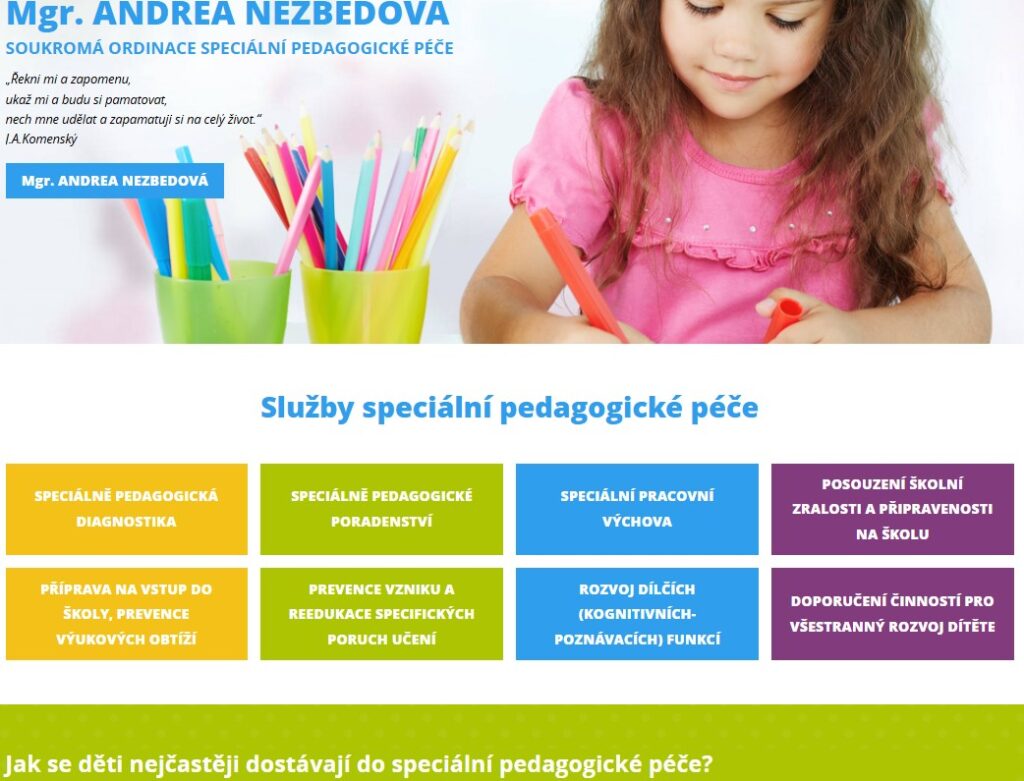 Služby speciální pedagogické péče
