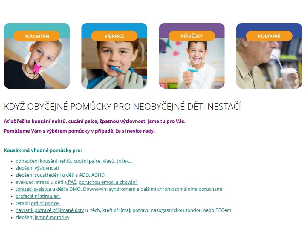 KDYŽ OBYČEJNÉ POMŮCKY PRO NEOBYČEJNÉ DĚTI NESTAČÍ